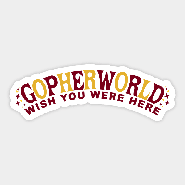GOPHERWORLD Sticker by sydneyurban